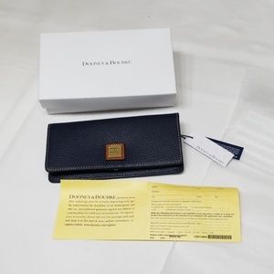 Dooney & Bourke Slim Wallet in Midnight Blue